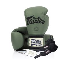 Боксерські рукавички Fairtex BGV11 Green 16 унцій (бинти в комплекті) (BGV11_16oz_Green)
