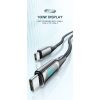 Дата кабель USB-C to USB-C 2.0m 100W Digital Display blue Essager (ES-XCTT1-YDA03) - Зображення 2