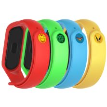 Ремешок для фитнес браслета Armorstandart комплект 4шт Xiaomi Mi Band 7/6/5 Superhero Edition (ARM77059)