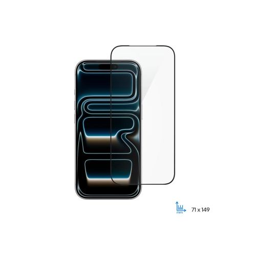 Скло захисне 2E 2.5D FCFG iPhone 17 Pro Black (2E-IP-17P-6.3-SMFCFG-BB)
