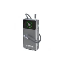 Батарея універсальна Dudao K31Pro 20000mAh 45W PD, QC, with built-in USB-C/Lightning cables (6977196682010)