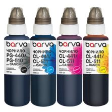Чернила Barva Canon PG-512BK pigm + CL-513C/M/Y 4x100 мл, special (CPGI520-100-MP)