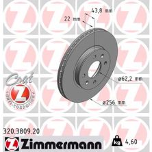 Гальмівний диск ZIMMERMANN 320.3809.20