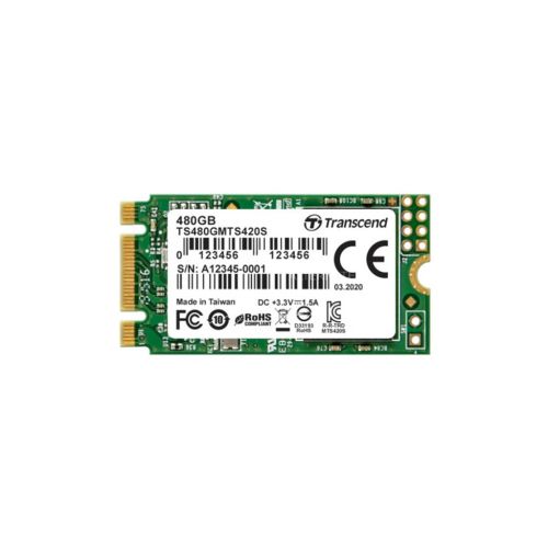 Накопичувач SSD M.2 2242 480GB Transcend (TS480GMTS420S)