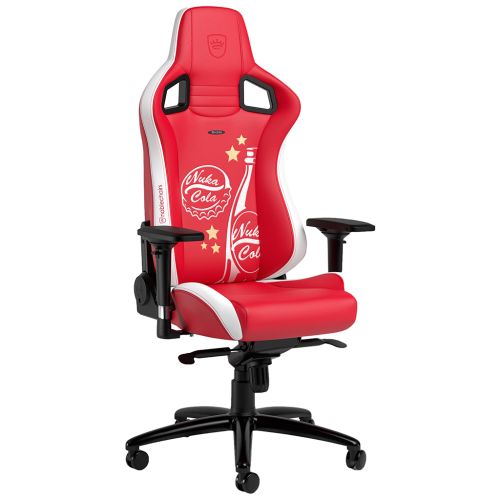 Крісло ігрове Noblechairs Epic Fallout Nuka-Cola Edition Red/White (NBL-PU-FNC-001)
