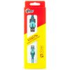 Дата кабель USB 2.0 AM to Lightning 1.0m blue Dengos (PLS-L-IND-SOFT-BLUE) - Зображення 2