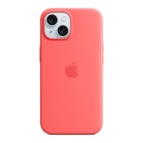 Чехол для мобильного телефона Apple iPhone 15 Silicone Case with MagSafe Guava (MT0V3ZM/A)