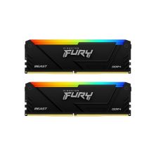 Модуль пам'яті для комп'ютера DDR4 64GB (2x32GB) 3600 MHz FURY Beast RGB Kingston Fury (ex.HyperX) (KF436C18BB2AK2/64)
