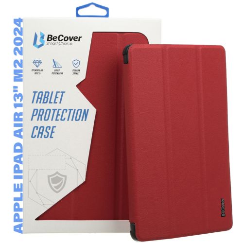Чохол до планшета BeCover Smart Case Apple iPad Air 13 M2 2024 Red Wine (711615)