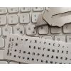 Наклейка на клавиатуру BestKey миниатюрная прозрачная, 56, черный (BKm3BlTr) - Изображение 1