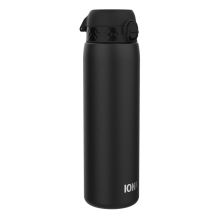 Бутылка для воды ION8 OneTouch Stainless Steel 1200 мл Black (I8SS1000BLK)