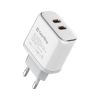 Зарядний пристрій ColorWay Power Delivery Port PPS USB (Type-C PD + Type-C PD) (40W) white (CW-CHS048PD-WT) - Зображення 2
