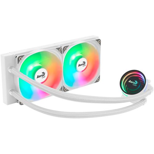 Система жидкостного охлаждения AeroCool Oasis L240 White (ACLA-OA24117.21)
