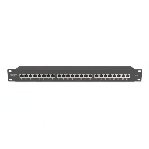 Патч-панель 19 24xRJ-45 STP cat.6a, 1U, black Digitus (DN-91624S-EA-B)