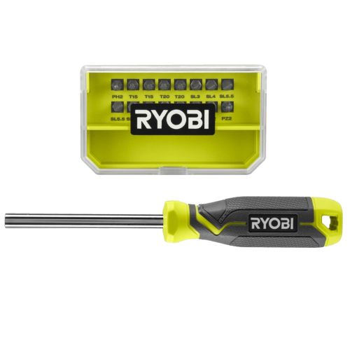 Викрутка Ryobi RHSDM1701, бітотримач 1/4, 100мм, 16 біт, SL,PH,PZ,Torx, кейс (5132006050)