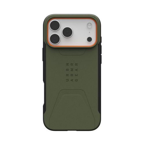 Чохол до мобільного телефона UAG iPhone 17 Pro Max Civilian MagSafe Olive/Orange (114546117297)