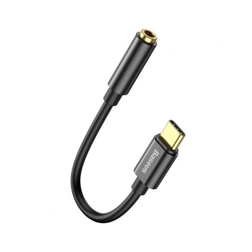 Переходник USB-C M to 3.5mm F 0.1m black Baseus (CATL54-01)