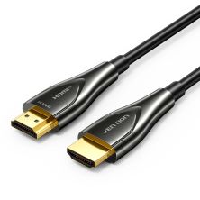 Кабель мультимедийный HDMI M to HDMI M 45.0m 4K60Hz fiber optic black Vention (ALSBW)