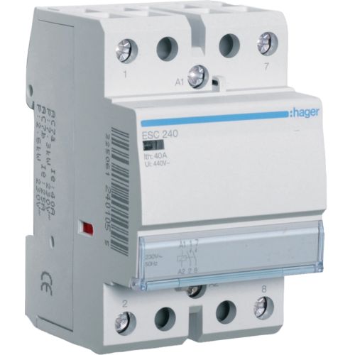 Автоматический выключатель Hager 40 A 230V 2NO 3P (A) (ESC240)