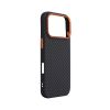 Чохол до мобільного телефона Armorstandart LikeCarbon2 SE MagCase Apple iPhone 17 Pro Black Orange (ARM89161) - Зображення 2