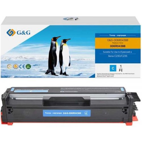 Картридж G&G Xerox C230/C235 Cyan 1.5K (G&G-006R04388)