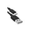 Дата кабель USB 2.0 AM to Type-C 1.2m Fast T-C829 Black T-Phox (T-C829 Black) - Зображення 1