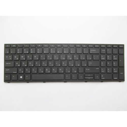 Клавиатура ноутбука HP ProBook 450 G5, 455 G5, 470 G5 черная с серебр рамкой с подс (A46164)