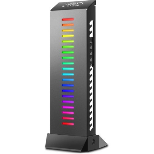 Держатель для плат Deepcool LED для подключения видеокарт к SATA БП, металл рамка+пласт. (GH-01 LED)