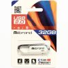 USB флеш накопичувач Mibrand 32GB Aligator White USB 2.0 (MI2.0/AL32U7W) - Зображення 1