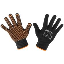 Захисні рукавички Neo Tools робочі, бавовна і поліестер, пунктир, р. 8 (97-620-8)