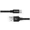 Дата кабель USB 2.0 AM to Type-C 0.25m black ColorWay (CW-CBUC048-BK) - Зображення 2