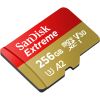 Карта пам'яті SanDisk 256GB microSD class 10 UHS-I U3 Extreme (SDSQXAV-256G-GN6MN) - Зображення 1