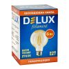 Лампочка Delux Globe G95 6Вт E27 2700К amber filament (90016727) - Зображення 1