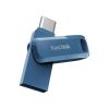 USB флеш накопичувач SanDisk 128GB Ultra Dual Drive Go Navy Blue USB 3.1 Type-C (SDDDC3-128G-G46NB) - Зображення 3