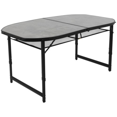 Туристичний стіл Bo-Camp Northgate Oval 150x80 cm Black/Grey (1404188)