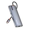 Порт-репликатор ColorWay Docking Station USB-C 6-в-1 Type C PD 100W/USB3.0х3/HDMI 4К/RJ45 (CW-HUB02) - Изображение 1