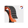 Ремешок для смарт-часов Drobak Silicone Magnetic Link для Apple Watch All Series Ultra 2 49/45/44/42mm Black Orange (898930) - Изображение 1