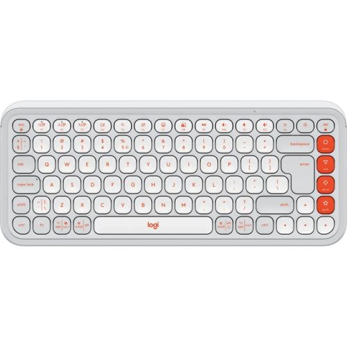 Клавіатура Logitech POP Icon Keys Bluetooth UA Off-White (920-013072)