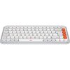 Клавіатура Logitech POP Icon Keys Bluetooth UA Off-White (920-013072) - Зображення 1