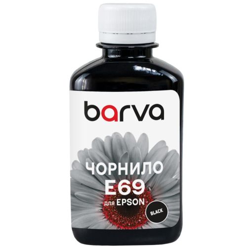 Чернила Barva Epson T69, 180 мл, Pigm, Black (E69-940)