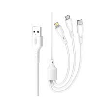 Дата кабель USB 2.0 AM to Lightning + Micro 5P + Type-C 1.0m 2.4A XO (CB-23U3) Дата кабель USB 2.0 AM to Lightning + Micro 5P + Type-C 1.0m 2.4A XO (CB-23U3)
