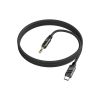 Кабель мультимедійний USB-C to 3.5mm M 1.0m BL22 black BOROFONE (6941991117763) - Зображення 3