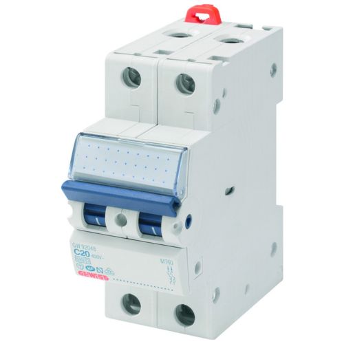 Автоматический выключатель GEWISS 2-п. 10A 6kA С (GW92046)