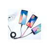 Дата кабель USB 2.0 AM to Lightning + Micro 5P + USB-C 1.2m black XO (XO-NB54-3in1) - Изображение 2