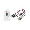 Дата кабель USB 2.0 AM to Lightning + Micro 5P + USB-C 1.2m black XO (XO-NB54-3in1) - Изображение 3