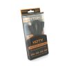 Кабель мультимедійний HDMI M to HDMI M 1.5m V1.4 black Merlion (YT-HDMI(M)/(M)SLIM-1.5m/04460) - Зображення 2