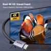 Кабель мультимедийный HDMI M to HDMI M 2.0m V2.0 4K60Hz HD153 black Ugreen (25299) - Изображение 1