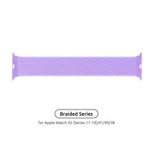 Ремешок для смарт-часов Armorstandart Braided Solo Loop для Apple Watch 42 (Series 11-10)/41/40/38 Lavender Grey Size 6 (144 mm) (ARM64899)