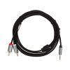 Кабель мультимедійний 3.5mm M to 2xRCA M 3.0m Cabletime (CA914067) - Зображення 1