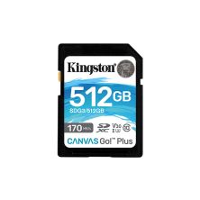 Карта памяти Kingston 512GB SDXC class 10 UHS-I U3 Canvas Go Plus (SDG3/512GB)